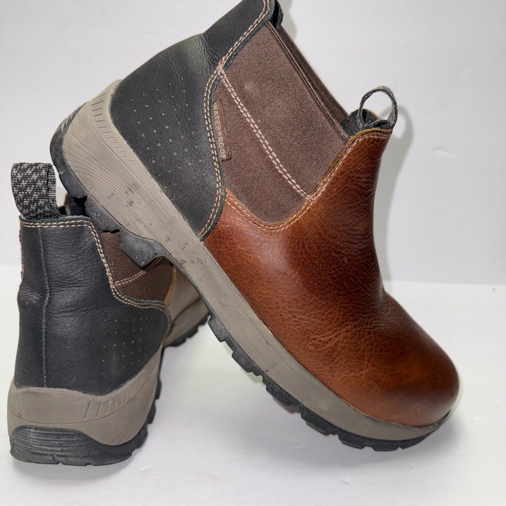 Georgia Boot Alloy Hiker Chelsea Mens 10.5 Brown Waterproof Safety Toe GB00479